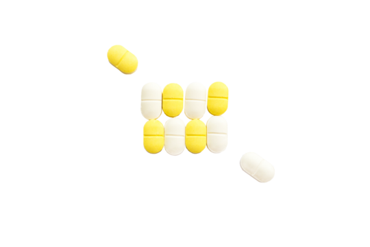 aspirin pill health care for sick arrangement flat lay style 