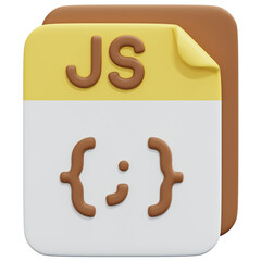 Js File 3d Icon