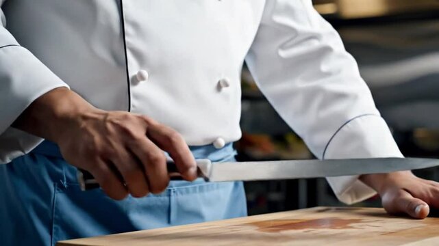 Chef cutting skills professional kitchen knife techniques food preparation culinary arts cooking methods guide