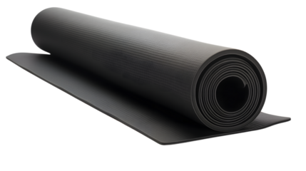 black plastic bag isolated