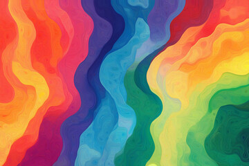 Rainbow color spectrum abstract pattern