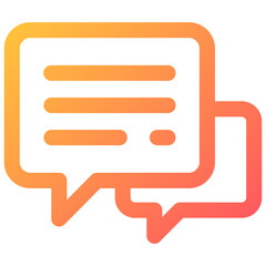 Naklejka premium Message Icon