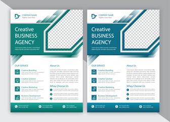 Professional Business Flyer Layout for Company Promotion