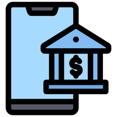 Mobile Banking Icon
