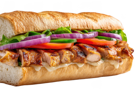 Grilled Chicken Sub Sandwich (1)