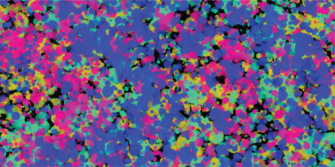 A vibrant colorful abstract background featuring artistic paint splatters and brushstrokes in a dynamic composition, perfect for various creative projects and designs.