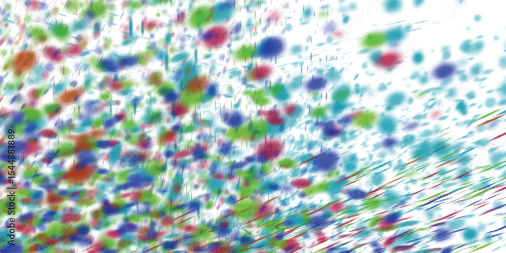 Aufkleber abstract colorful background with a painterly effect and soft color tones with brush stroke elements