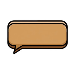 Naklejka premium Empty Speech Bubble Online (2)