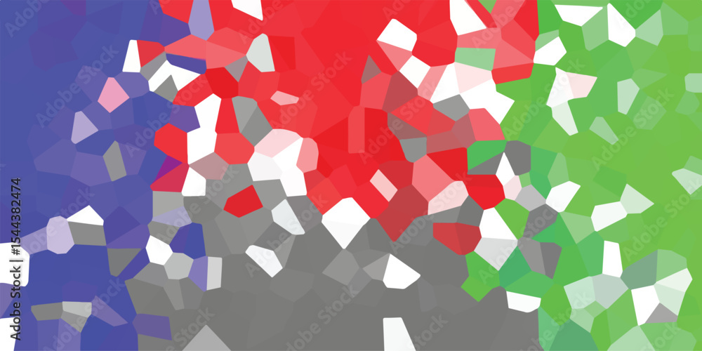 Poster abstract mosaic background featuring vibrant colors with a geometric pattern suitable for digital ar
