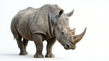 Obraz premium rhino isolated on white
