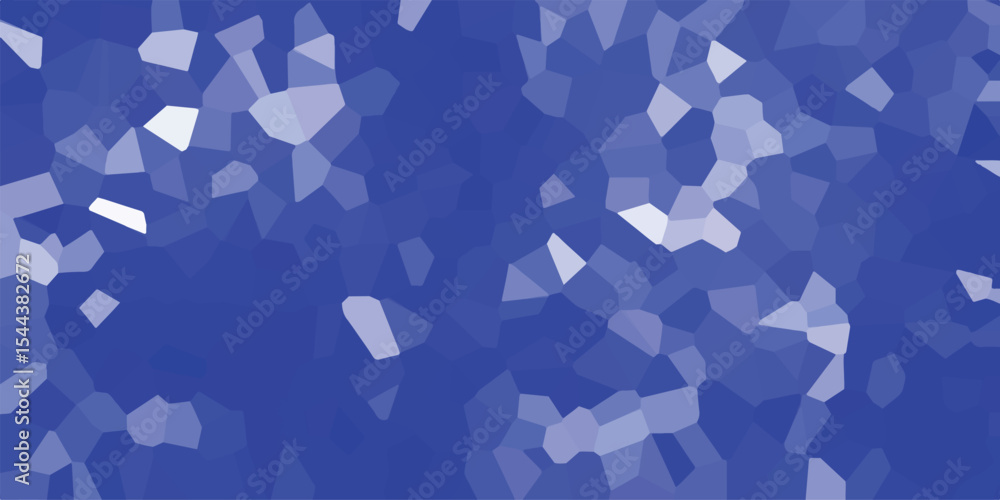 Aufkleber abstract mosaic texture featuring a gradient of cool blue tones with a geometric design for backgrou