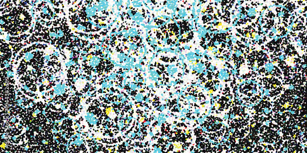 Poster abstract mosaic patterned design featuring varied color combinations and textured elements suitable 