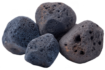 Lava Rocks in a Cluster