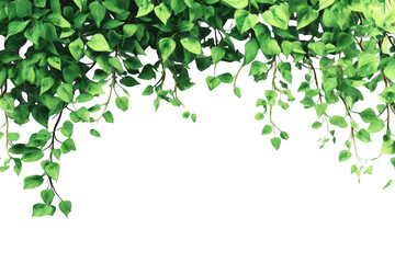Obraz premium Hanging Greenery Isolated Image