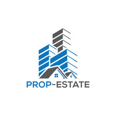 Modern and professional commercial real estate logo design, ideal for property developers, brokers, and investment firms. Features buildings, skyscrapers, or keys to symbolize trust and growth.