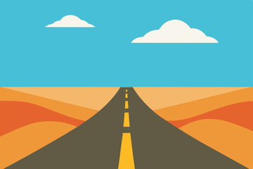 Endless Desert Highway A Journey of Open Road and Adventure