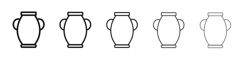 Manna Jar icon vector outline set illustration sign