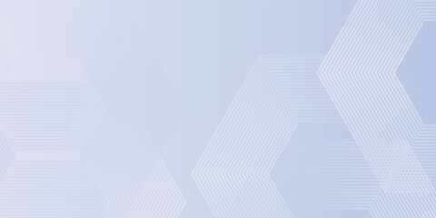Fototapeta premium Hexagon lines on light mesh blue an pink background. Geometric stripe line art design for poster, brochure, cover, website, header, abstract modern design art vector eps10