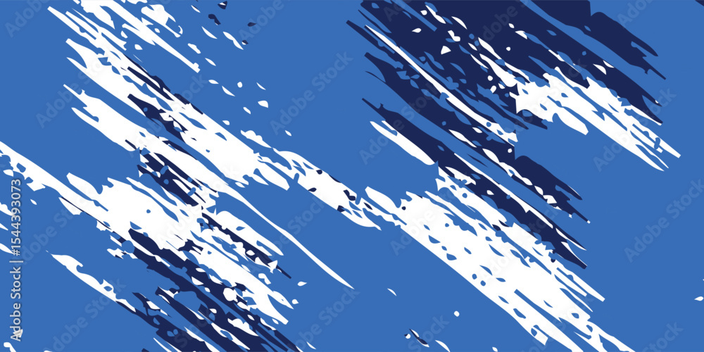 Poster dots halftone white and blue color pattern gradient grunge texture background vector eps10