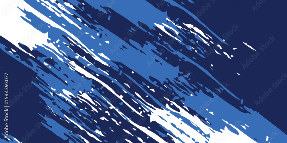 Poster dots halftone white and blue color pattern gradient grunge texture background vector eps10