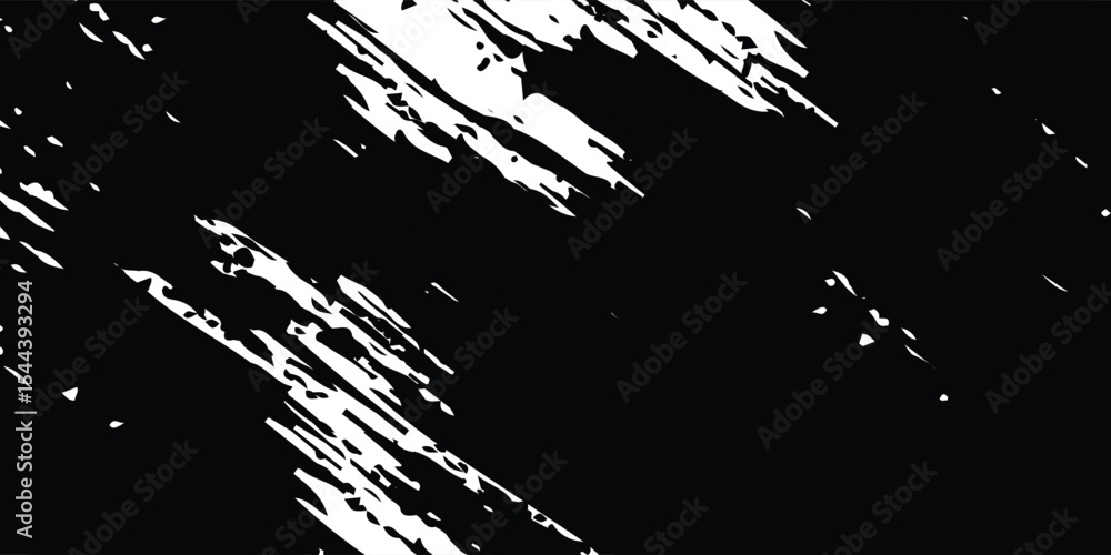 Poster dots halftone white and black color pattern gradient grunge texture background. grunge design vector