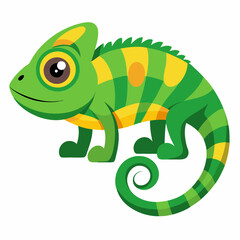Simple Chameleon Illustration