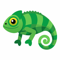 Simple Chameleon Illustration
