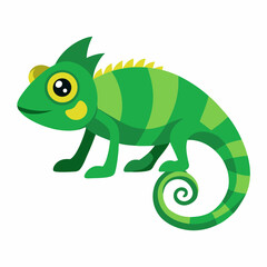 Simple Chameleon Illustration