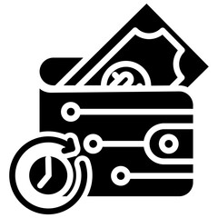 Buy Now Pay Later glyph icon