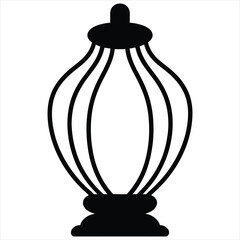 vase on white background