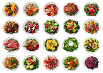 Healthy Salads & Dishes Served
