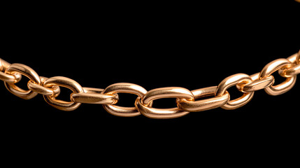 Obraz premium Gold necklace close up luxury jewelry chain elegant shiny metal fashion accessory
