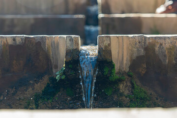 This is what you see inside the Alhambra Palace in Granada, Spain.