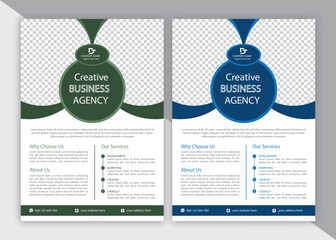 Professional Business Flyer Layout for Company Promotion