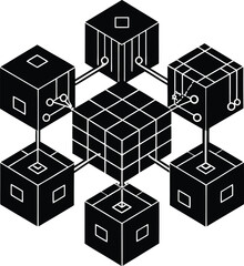 isometric view of a modern building