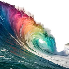rainbow in the ocean