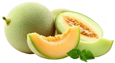 Cantaloupe Fruit Slices