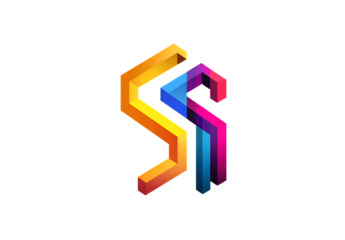 A simple, minimalistic black silhouette of the symbol 'l' on an all-black background.