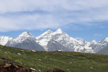 Snowy peaks