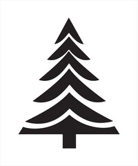Obraz premium Modern Pine Tree Vector Collection for Holiday Design
