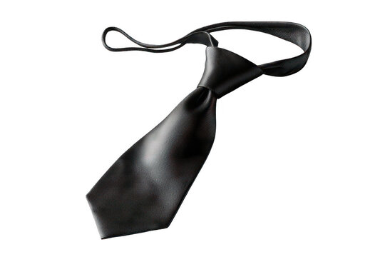 Black tie, smooth, draped