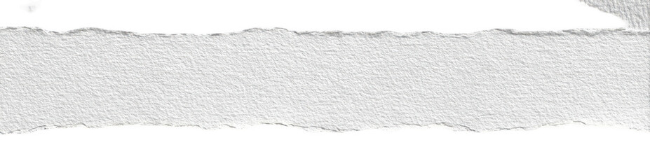 Ripped White Paper Strip