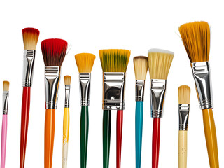 Colorful Paint Brushes Arranged Against Black Background High Definition Stock Photo Image 4k Full H D Quality Stok Download isolated on a transparent background