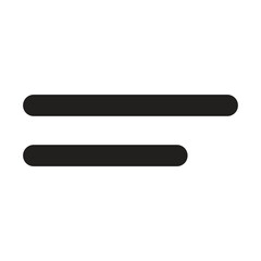 Lineart Icon short text. Typographic and Paragraph Tools for UI, Apps, and Web Design.
