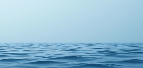  Matte drift blue background with a coastal pastel finish, ambient shadows forming soft horizontal layers for calm atmosphere.

