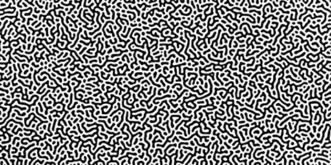 Abstract Reaction-diffusion Turing pattern natural texture gray gradient color scheme. Linear design with biological algorithm psychedelic background. Reaction-diffusion or truing patter	