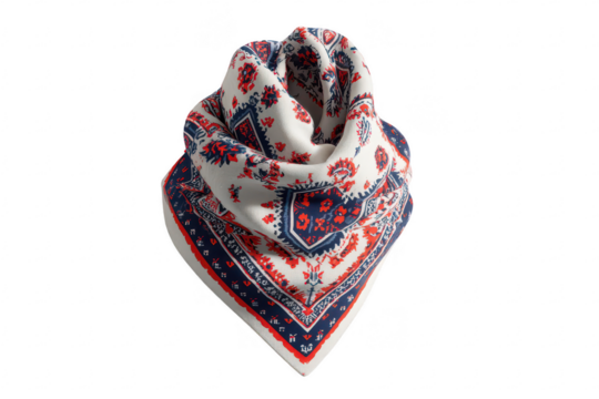 Printed Square Scarf, Neckwear