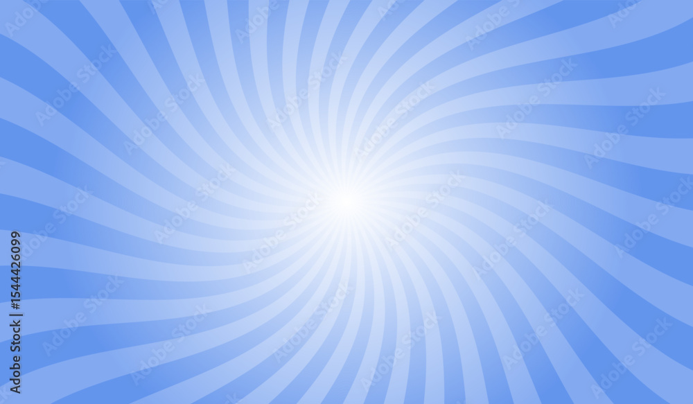 Poster Abstract sizzling sunrise yellow background with rays retro starburst. Radial spiral stripes backdrop. Vintage sun beam texture. Sun rays pattern. Groovy retro swirl burst. Summer carnival background	