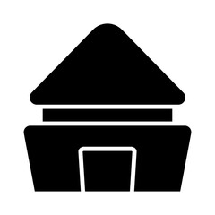 Luxury Cabin Icon Design