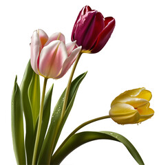 tulips isolated Nature's Artistry Pink TulipsThe couple A single tulip isolated